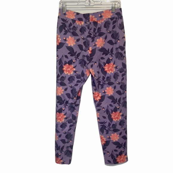 Denim & Co. Active Floral Print Leggings size S - Picture 6 of 9